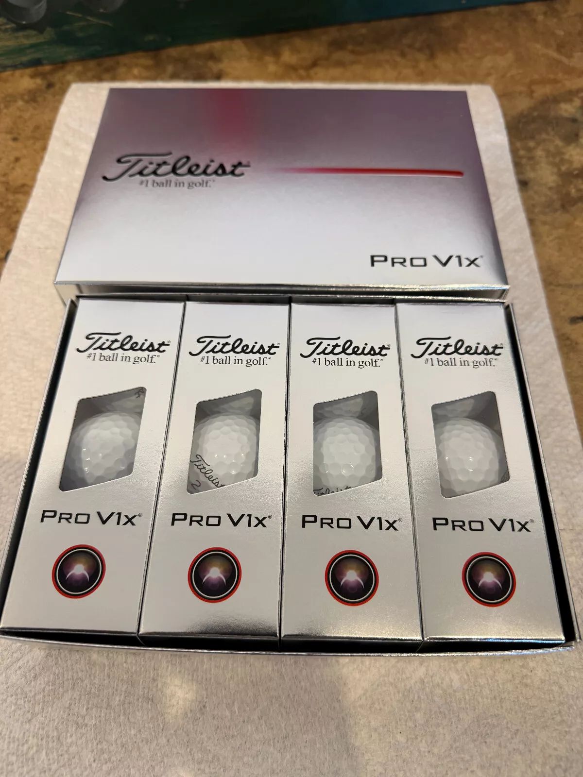 NEW Titleist 2025 PRO V1X Golf Balls 1 Dozen