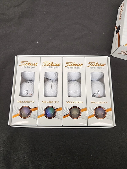 New TITLEIST Velocity Golf Balls White - 12 (One Dozen)
